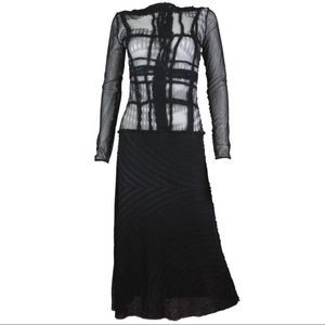 Jean Paul Gaultier Greta Garbo Sheer Dress M